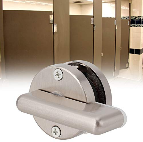 Telituny WC-Rosette mit Belegtanzeige, Rund Edelstahl WC Türschloss, MY-402 Privatsphäre Riegel Türschloss Drehknopf, für WC, Badezimmer, Caravan, Toilette, Sanitärräume, Wohnwagen