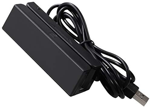 MSR580 Lector Magnético 3 Pistas Lector de Tarjetas de Crédito Lector de Banda Magnética USB Lector de Banda Magnética Bidireccional ISO7810-7813