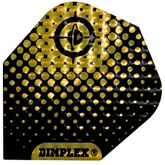 Harrows Dimplex Globe Black/Gold - Dart Flights
