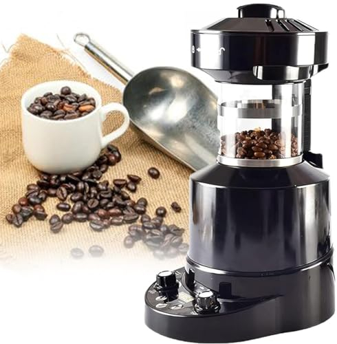 CYMYYDS Coffee Roaster Machine, 2100W Home Coffee Bean Roaster Machine, Cold/Hot Air Adjustment, Small Automatic Hot Air Electric Coffee Roaster for Cafe Shop Home, Office