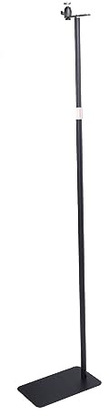 Tbest Soporte Ajustable para Proyector, Soporte Ajustable para Proyector de 160 Cm de Altura, Soporte para Proyector de Suelo con Cabezal Esférico para Cámara y Teléfono Móvil