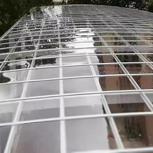 Plaque Transparent Feuilles De Verre Acrylique 3mm - Feuilles De Plastique Polycarbonate, Couverture De Pergola Transparente, Panneau D'endurance Pour Les Fenêtres De L'abri De Serre Personnalisable (