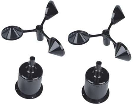 Milisten 2stücke Anemometer Gehäuse Für Windanzeiger Schutz Gehäuse Für Windmessgerät Teil Zubehör Für Windanzeiger Für Windrichtungsanzeiger Zubehör