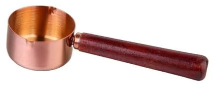 birene Jarra de Crema Taza de Salsa Comercial de Acero Inoxidable con asa, Taza for Salsa de Carne, Mango de Madera, Taza for Salsa Occidental, Plato for mojar Ensalada de Tomate Salseras(XS)