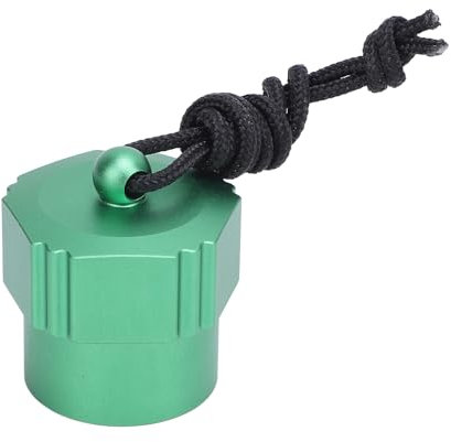 Alomejor Tauch-Staubkappe, 1. Stufe, DIN-Regler, Tankventilkappenschutz mit Sicherem Seil für DIN-Atemregler der Ersten Stufe