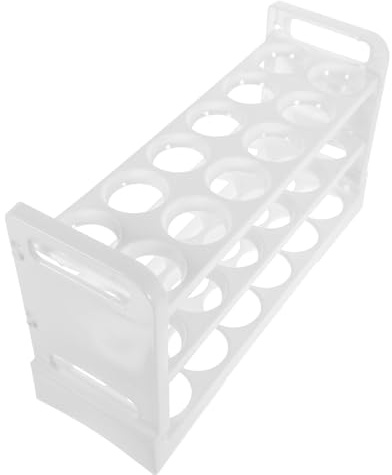 SHINEOFI Huevera Nevera Transparente De 3 Capas Pet, Estante Organizador Para 36 Huevos, Soporte De Puerta Para Refrigerador, Almacenamiento Práctico Para Cocina