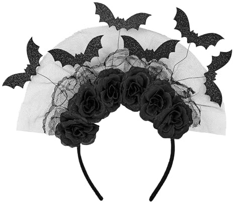 W WIDMANN MILANO Party Fashion - Halloween Haarreif für Erwachsene | Kopfschmuck, Kostüm-Accessoire für Gothic Events, Karneval und Mottoparty