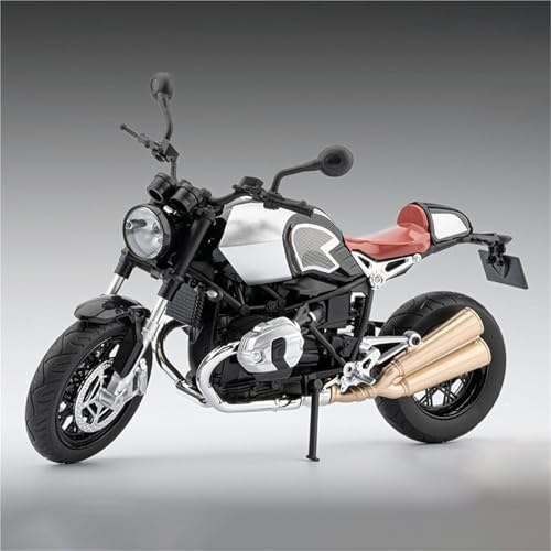 För R NINE T Legering Retro Sport Motorcykelmodell Gjuten Metall Motorcykelmodell Barnleksak Present 1:12