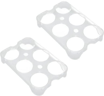 Riuulity Portauova Contenitore Organizzativo in Plastica Trasparente Durevole per Frigorifero 12 Slot per Frigorifero Adatto a Qualsiasi Dimensione Dell'articolo domestico: 5,8 X 3,8 X 1,0 Pollici