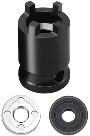 Whoasyst Angles Grinder Socket Wrench with Four Design for Quick Angles Grinder Plate Disassembly Power Tool Accessories Power Tool Accessories