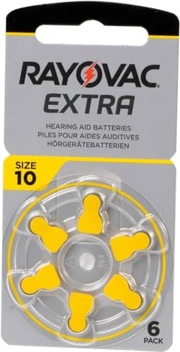 Rayovac Extra Advanced Size 10 Hearing Aid Battery (Pack 60 PCS)