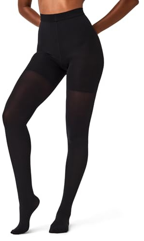 SPANX SPANXshape Shaping Mid-Thigh Tight-End Tights – Level 3 Shaping – Core Control Shapewear – Comfortable Shaper Design - Very Black - Size B