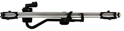 Audi Portabici da Tetto, per Portapacchi, Alluminio Anodizzato, 144x33x9 cm, 7 kg, Carico Massimo 17 kg, con Manopola Regolabile in Altezza, Chiudibile