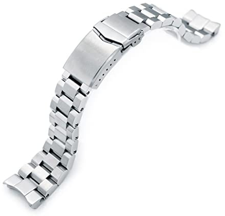 MiLTAT 22mm Hexad Watch Band compatible with Seiko King Samurai SRPE33 SBDY065