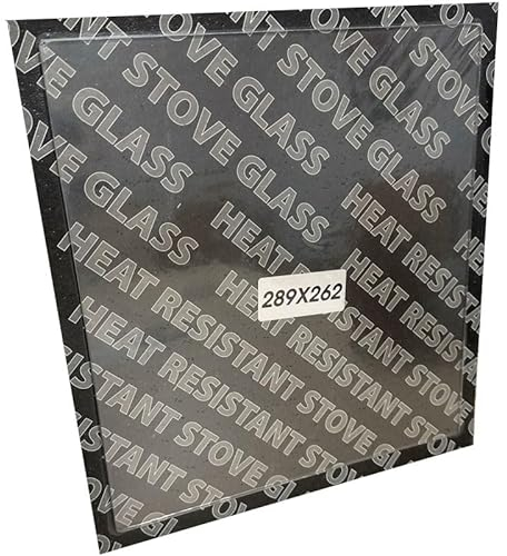 Chimsoc Replacement Stove Glass - Stovax Stockton 6 (289mm x 262mm Rectangular)