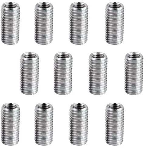 aghoer Einschraubmutter M8 auf M6x15mm | Präzise Schraubenübereinstimmung wird die Installationsgeschwindigkeit um 90% erhöht - 12PCS Edelstahl für Autoreparatur