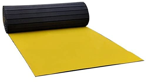 RajoNN Rollout-Gymnastikmatte, langlebige Tumbling-Bahnmatte, leichte Fitness-Cheer-Matte für MMA, Gymnastik und Heim-Fitnessstudio (Größe: 1,5 m x 5 m x 6 cm)