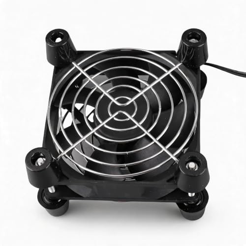 Ventilateur de Boîtier PC 90 Mm, Ventilateur de Refroidissement USB 5 V Silencieux avec Vitesse Contrôlable pour Console de Jeu D'ordinateur, alimenté par USB, Double Roulement à