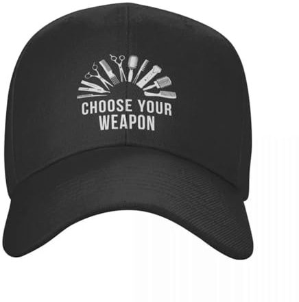 Baseballmütze Baseballkappe Benutzerdefinierte Friseur Wählen Sie Ihre Waffe Baseball Cap Männer Frauen Atmungsaktive Barber Hairstylist Papa Hut Streetwear
