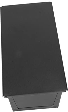 COLLBATH 450g Teglia Per Pane Con Coperchio Antiadherente Stampo Per Toast Per Cottura Facile e Pulizia Veloce Per Pane Focaccia e Altri Pani Colore Nero