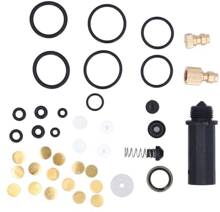 lvifloae PCP-Luftkompressor-Kits Entlüftungsventil-Dichtungsringdüse 12V 30MPa Hochdruck-Luftpumpen-Kits für die meisten Kolbenluftkompressoren