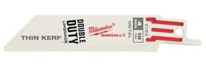 Milwaukee GIDDS2-2493823 Super Sawzall Blade 18 Tooth 4, 5 Pack