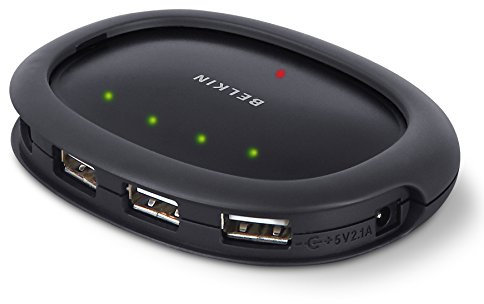 Belkin F5U234V1 Hub 480 Mbit/s Negro