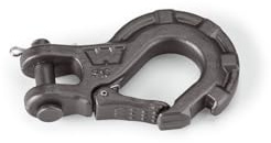 WARN 92089 Epic 0,8 cm Stahl-Windenhaken, 2,5 Tonnen Kapazität, schwarz