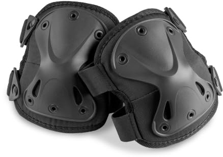 Mil-Tec® Protect Knieschützer • Knieschoner mit Klettverschluss • Elastisch & brennverzögernd • Outdoor, Arbeit & Sport • Knieschutz für Einsatz & Freizeit • One Size