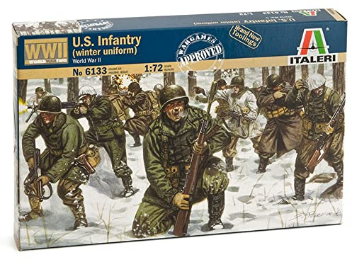 Italeri I6133 510006133 - 1:72 WWII United States Infanterie Winteruniform, Plastikbausatz
