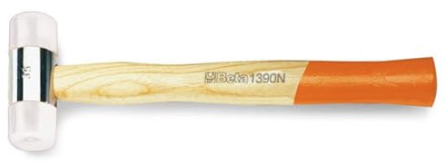 Beta 1390N 35 - Mazzuole con battenti intercambiabili in nylon, manico in legno
