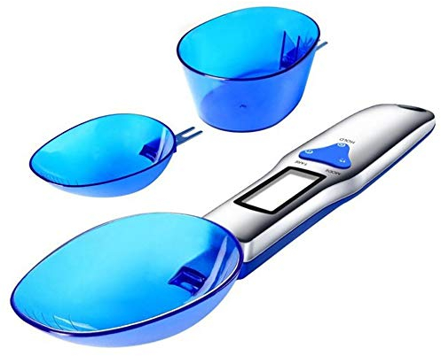 Accurata bilancia digitale elettronica a cucchiaio, peso 300/0,1 g, 500/0,1 g, strumento di misurazione da cucina in acciaio inox (500 g/0,1 g) (500 g/0,1 g)