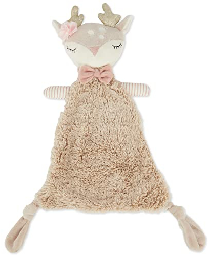 Bieco Schmusetuch REH Ella | Ab Geburt | Schnuffeltuch Baby Mädchen | Geschenk Geburt Mädchen | Baby Kuscheltier Schmusetuch Geschenk Neugeborenen Kuscheltuch 0 Monate
