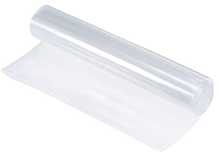 sourcing map Battery Wrap PVC Heat Shrink Tubing 158mm Dia 250mm Flat 1m Clear Good Insulation for Battery Pack
