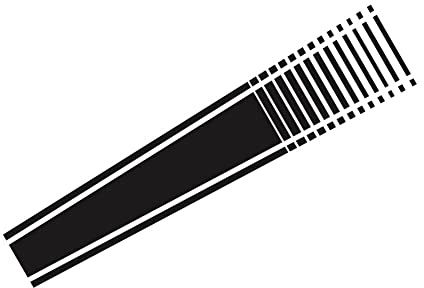 iSpchen Autoaufkleber Tuning Auto Motorhaube Streifen Aufkleber Personalisierte Racing Sport Rennstreifen Aufkleber selbstklebende Vinyl Aufkleber Auto Styling Dekoration Sticker