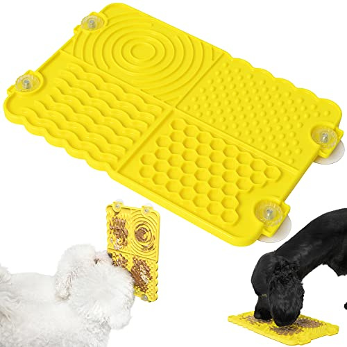 Total Pet Licky Lick mattor för valpar och hundar – kraftig plast med sugning, långsam matning sniffmatta
