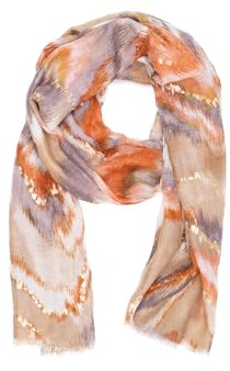 QUEEN HELENA Sciarpa Morbida Leggera Stola Avvolgente Foulard Girocollo a Fantasia Elegante Donna SC026