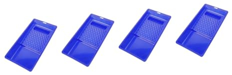 DOITOOL 4stücke Paint Tray Universeller Kunststoff Farbwanne Für Wandfarben Mit Abgerundeten Ecken Für Maler Und -enthusiasten Leicht Zu Reinigen Und Langlebig