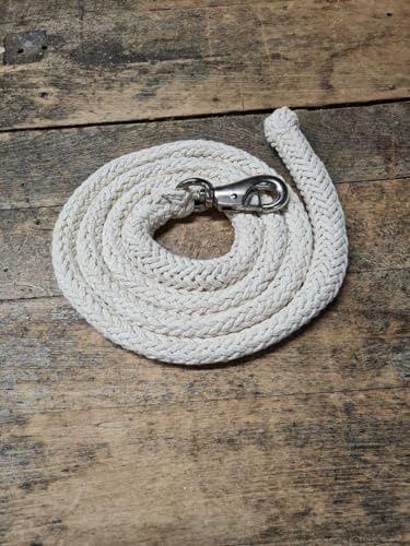 Jumbo Führstrick mit Bullsnap Silber, Natur, 3m