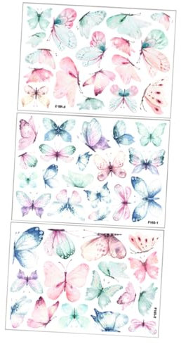 ABOOFAN 1 Satz Schmetterling Wanda kleber Wandaufkleber leuchtende Aufkleber kinderzimmer wandsticker wall stickers for room schmetterlinge aufkleber PVC