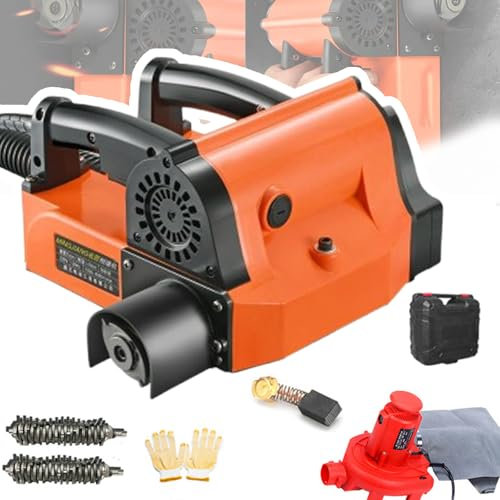 4280W Multifunctional Wall Grinding Machine, Wall Electric Tool Rough Planer, Depth Adjustable from 0-4mm, No-Load Speed 1000-4000r/min, Double Handle Design, for Precise and Efficient Wall