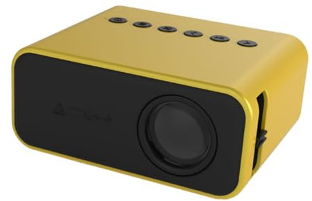 FELTECHELECTR Proyector Portátil Mini Proyector Doméstico Reproductor De Películas Multimedia Enchufe UE