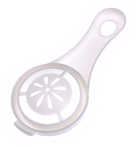 MAGICLULU Plastic Egg Separator Yolk Divider and Sifting Tool, 2pcs Set, Food-Grade Plastic Kitchen Cooking Gadget for Baking and Cooking, Yolk Extractor Suitable for Home Use