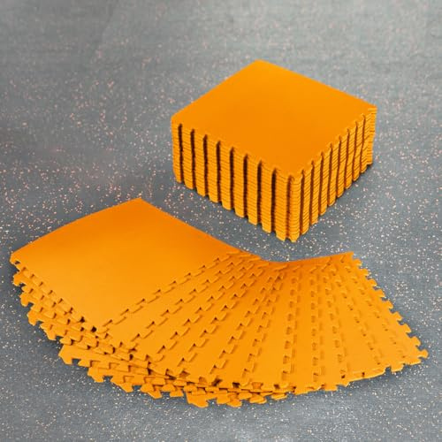FORZA Interlocking Gym Flooring | High-Density EVA Foam Tiles for Home & Commercial Gyms – Non-Slip Exercise Mat for Floor Protection – Shock-Absorbing & Easy to Assemble