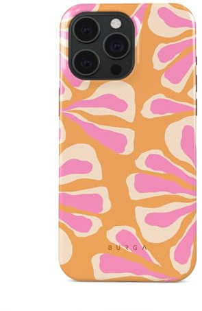 BURGA Handyhülle für iPhone 15 Pro – Unisex Hybrid-Schutzhülle mit stoßdämpfendem TPU & kratzfester Außenschale, erhöhter Displayrand, MagSafe-kompatibel, kabelloses Laden, stylisches Design