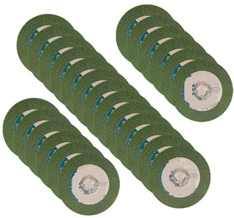 BADIKA Disque de Coupe Disque à tronçonner for métal, meuleuse d'angle, scie, Disque de meulage en résine, Barre d'acier, Outil de Coupe for Bois, 125 x 1,2 mm(10pcs)