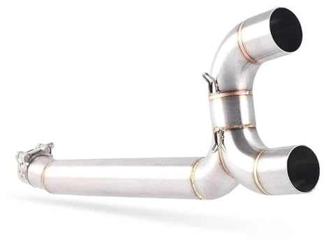 SHYYBD Tuyau D'échappement pour Moto pour Y&amaha FZ-6N, FZ-6S, FZ6 S2, pour Fazer 600, FZ6S, FZ6N, FZ 6S, 6N, Raccord Intermédiaire Pot échappement