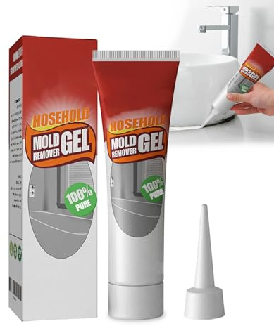 Mold Remover Gel,Household Mold Magic Remover Gel,gel De Nettoyage Domestique Puissant Pour Les Espaces De Carrelage De Salle De Bain Et De Cuisine,Formule Sûre Qui N'endommage Pas Les Espaces-1pcs
