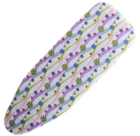 LCUVIMPEX Copriasse da stiro in cotone, 96 x 33 cm, colori assortiti, con pellicola in alluminio (C)