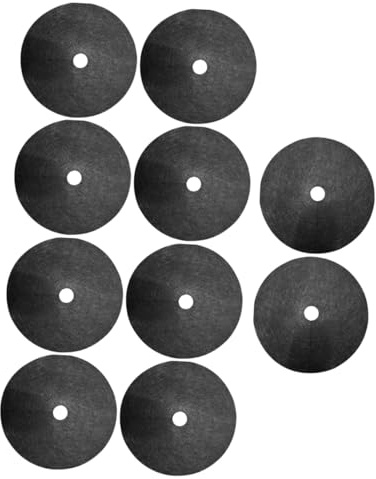 DOITOOL 10 Pezzi Telo Controllo Erbacce Traspirante e Compostabile Copertura Pacciamatura Giardino e Coltivazioni Membrana Diametro Barriera Erbacce Resistente e Permeabile